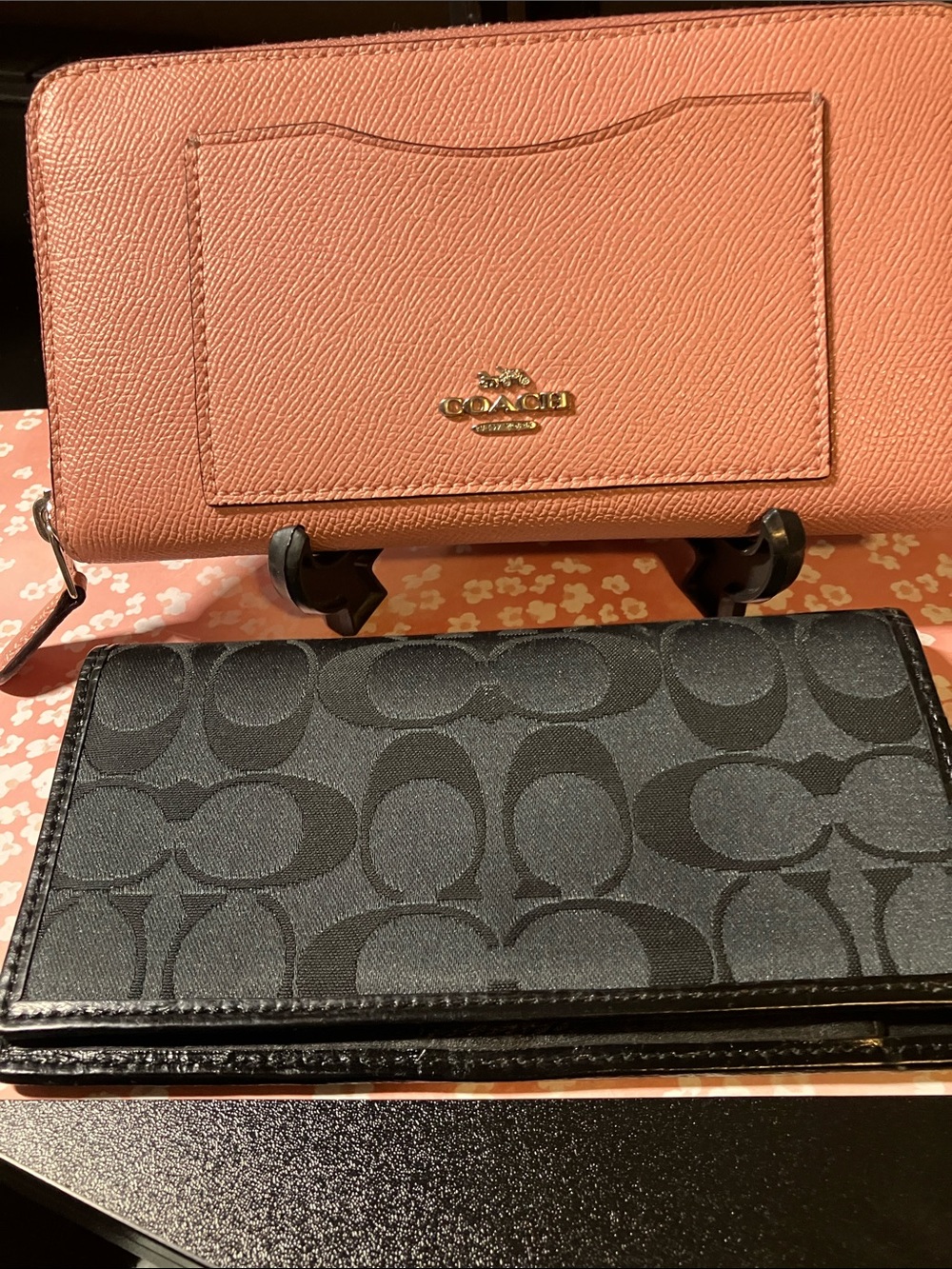 Coach wallet and checkbook cover